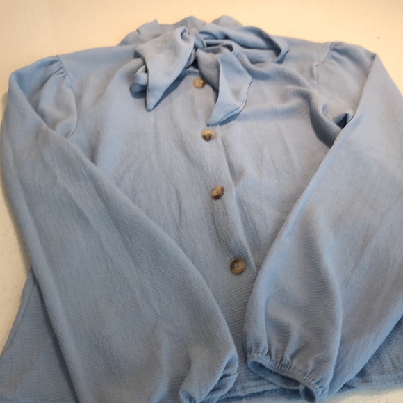 Patel blue long sleeve blouse - Picture 2 of 3
